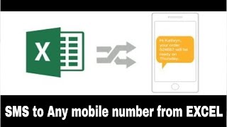 SMS to any mobile number from EXCEL || Hindi