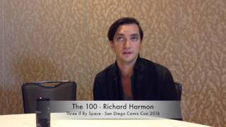 SDCC 2016 - Interview The 100's Richard Harmon