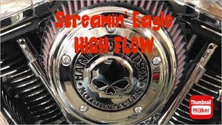 2021 Fatboy Screamin Eagle High Flow Air Cleaner Kit Install