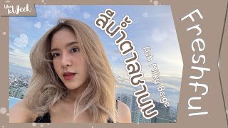 ทำสีผมน้ำตาลชานมด้วย FRESHFUL สี Ash Milky Beige กันค่ะ 🥰 || Hair color