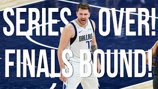THE DALLAS MAVERICKS ARE GOING TO THE NBA FINALS! LIVE POSTGAME!