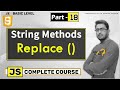 How to use Replace String method in Javascript in hindi for Beginners by smart mind #18