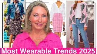 The Most REALISTIC 2025 Fashion Trends \u0026 How to Wear Them Over 50