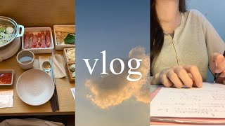 vlog. 대학생 브이로그 | 종강과 함께 계절학기 개강 ! , 여름의 절반이 지나가버렸다 🌿☁️