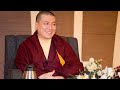 H.H. The 17th Gyalwa Karmapa teaching to Pilgrimage Group and Meditation with student