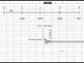 Finding the Net Present Value of uneven Cash Flows in Excel