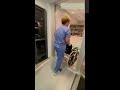 Aluminum MRI wheelchair works great with 1.5T Philips MR scanner