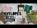 5 ways to use envelopes in journals //  boho journal part 2