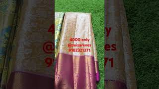 @SaiSareees pattu sarees just 4000 only #9182321371