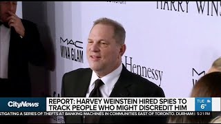 Harvey Weinstein allegedly hired spies to track actresses, journalists: report