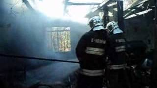 Incendio em residência na rua Alcebiades Afonso Guimarães
