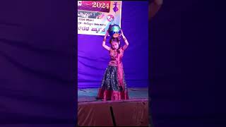 Kannada folk remix dance#Deekshita H R#GHPS Nilkod, Honnavar#Scool Anual Day#21/12/2024