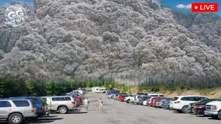 Horrifying Today: Seconds- Three Yellowstone Volcanoes Explode at Once, Volcanic Ash Swept the Sky