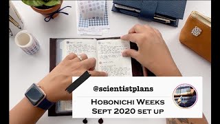 Hobonichi Weeks Sept 2020 set up: Work, bullet journal and everyday carry #edc #hobonichiweeks