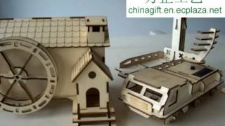 爱特公司的DIY solar wooden toy + animation box