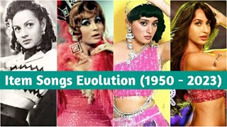 Evolution Of Item Songs (1950 - 2023) || Most Popular Item Songs Each Year || MUZIX