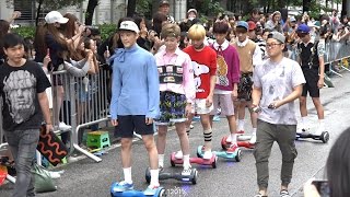 160826 NCT DREAM 호버보드 뮤직뱅크 출근길, 중간외출 직캠