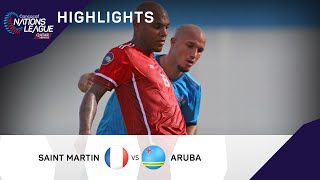 Concacaf Nations League 2022 Highlights | Saint Martin vs Aruba