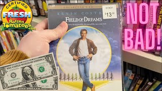 Hunting for DVDs at the thrift store
