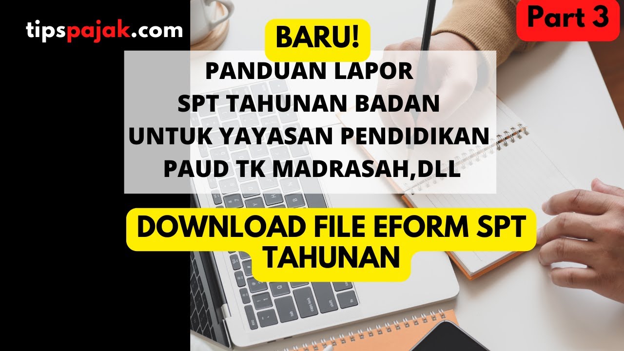 PART 3 Panduan Lapor SPT Tahunan Yayasan Pendidikan Non Profit: LOGIN ...