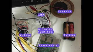 Raspberry pi plays PSG (YMZ294) using an analog photocoupler