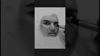 Portrait Drawing Sketch #viral #trending #art