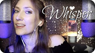 ASMR Whispering Ear to Ear, Close Up 💜 50+ Facts about Me for 500K 🎉 Relaxation
