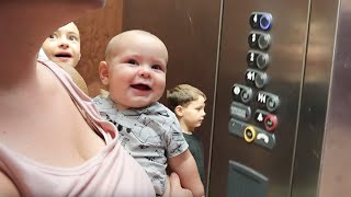 FAMILY FUN at the HOTEL Riding the Hotel Elevators in Texas + Complete Hotel Room Tour