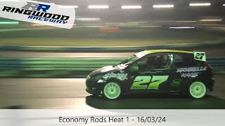 Ringwood Raceway 16/03/24 - Economy Rods Heat 1