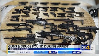Dozens of guns and drugs seized following investigation in Marion, Hendricks counties