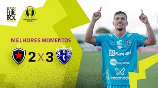 UM PÉ E MEIO NA SÉRIE B - Botafogo 2x3 Paysandu - Melhores Momentos - Série C