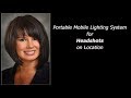 Portable Mobile Lighting System for Headshots on Location