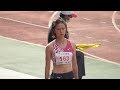 女子三段跳び決勝 田島直人記念陸上2022