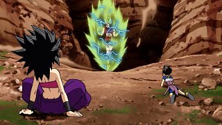 Kale Goes Legendary Super Saiyan For The First Time Kale vs Cabba And Caulifla Dragon Ball Super Eng