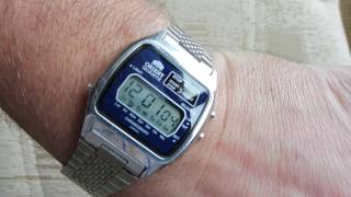 Orient vintage digital watches