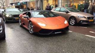 Lamborghini in de PC Hooftstraat Amsterdam