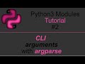 CLI arguments with argparse - Python3 modules #2