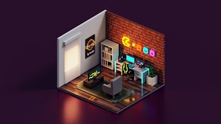 Game Time 🎮 Voxel Art