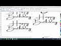 Corel Draw Tips & Tricks Make a font thicker for a Cake topper