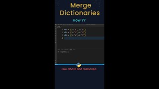 Merge Multiple Dictionaries in Python l #shorts