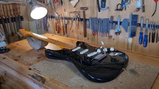 David Gilmour Partscaster Guitar - Complete Build