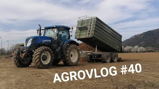 New Holland T7.210 + Fliegl, vývoz slepačiarne - Agrovlog