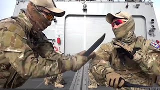 KOREAN NAVY UDT/SEAL Knife Fighting Drills