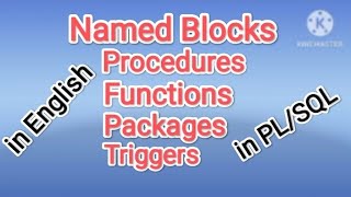 Named blocks in pl/sql in English | dbms, #sscomputerstudies , #pl/sql, #namedblocks