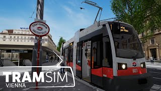 Ein Tag als Straßenbahnfahrer (mit einem echten Fahrer) «» TRAM SIM: VIENNA #001