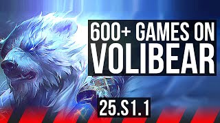 VOLIBEAR vs RENEKTON (TOP) | 600+ games, 5/2/6 | NA Master | 25.S1.1