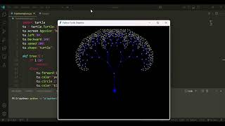 Stunning Tree Animation in Python | Turtle Graphics Tutorial