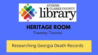 Researching Georgia Death Records