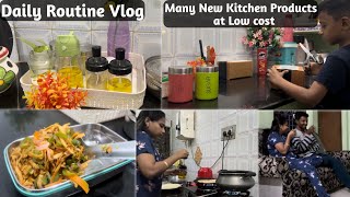 New Kitchen Products🤩 at Low Cost/Egg Cutlet for Snacks/Chapathi Noodles,Puthina Rice for lunch box/