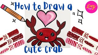 How to Draw a Cute Crab